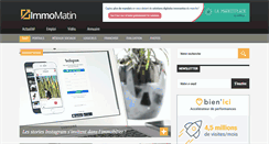 Desktop Screenshot of immomatin.com